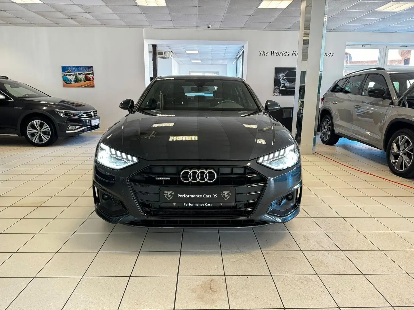 Audi A4 Lim. 40 TDI quattro LED/Black Style/Kamera Gris - 2
