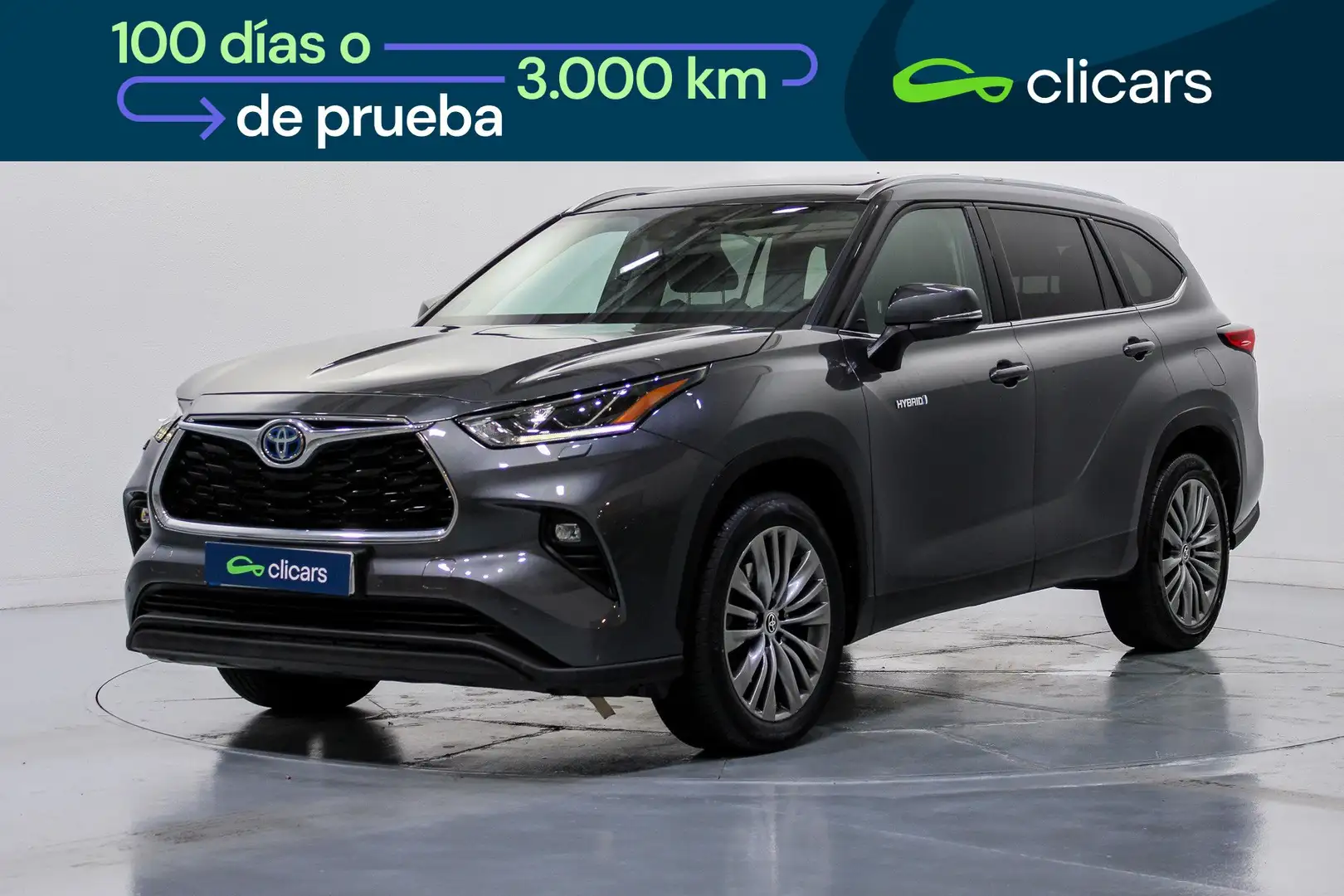Toyota Highlander 2.5 hybrid Advance T. Panorámico Pintura metaliza Gris - 1
