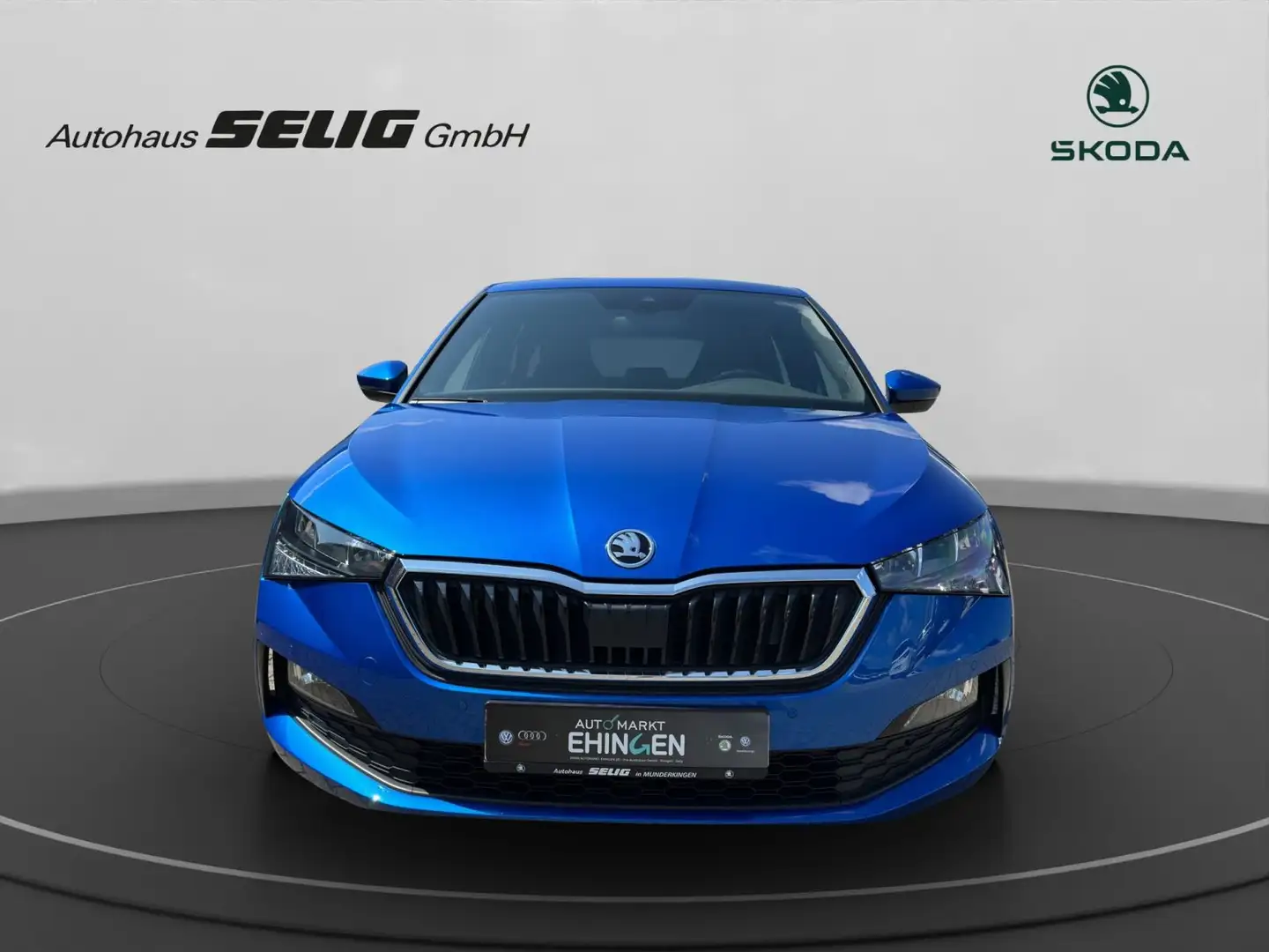 Skoda Scala 1.5 TSI DSG Style, Navi, PDC, Kamera, Spor Blauw - 2
