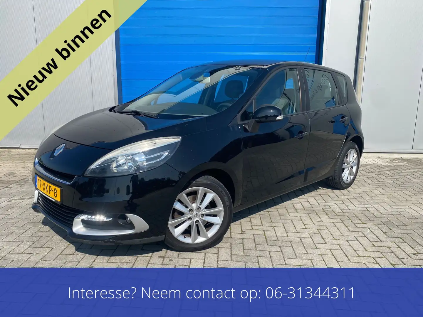 Renault Scenic 1.2 TCe Expression Airco Trekhaak Nw apk . Zwart - 1