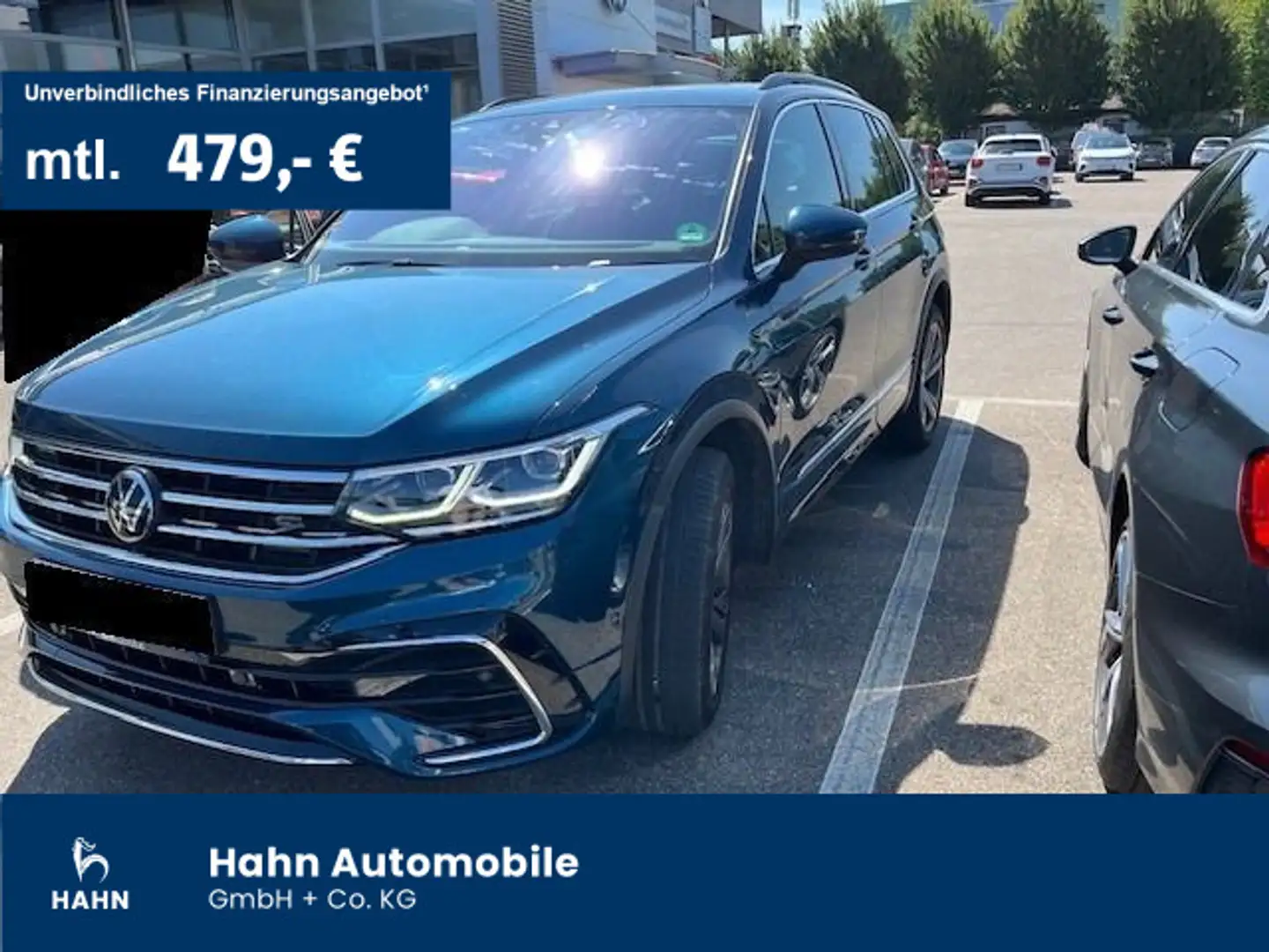 Volkswagen Tiguan 2.0TSI R-Line 4M DSG Standh AHK Cam Pano Blau - 1