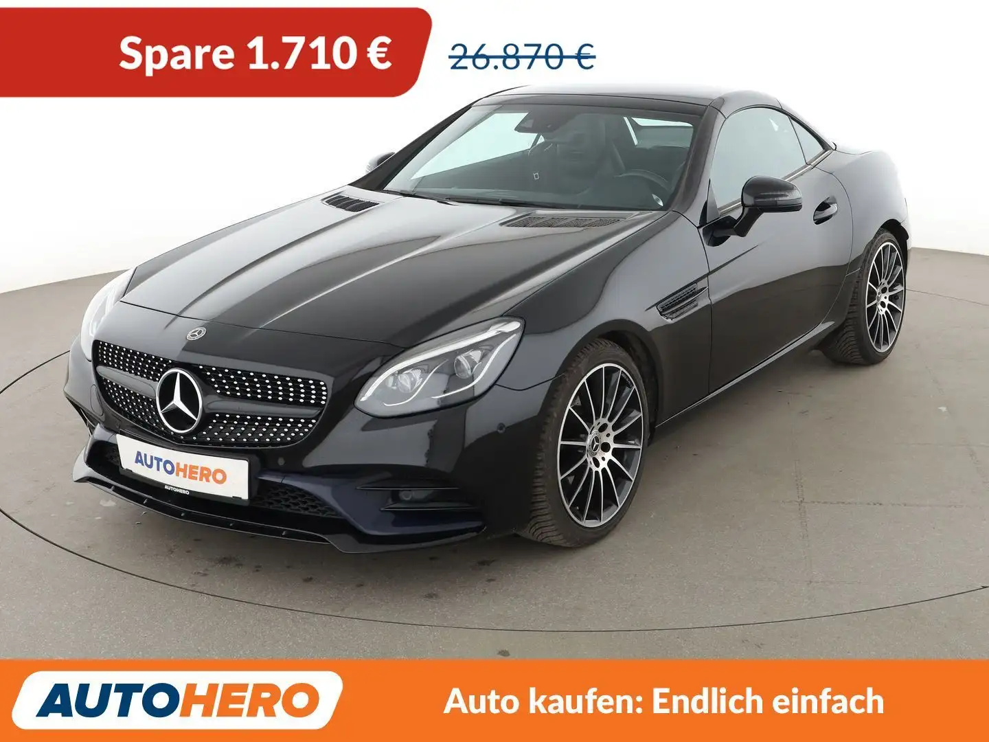Mercedes-Benz SLC 180 SLC 180 AMG Line Aut.*NAV*LED*TEMPO*PDC*SHZ*BT* Schwarz - 1