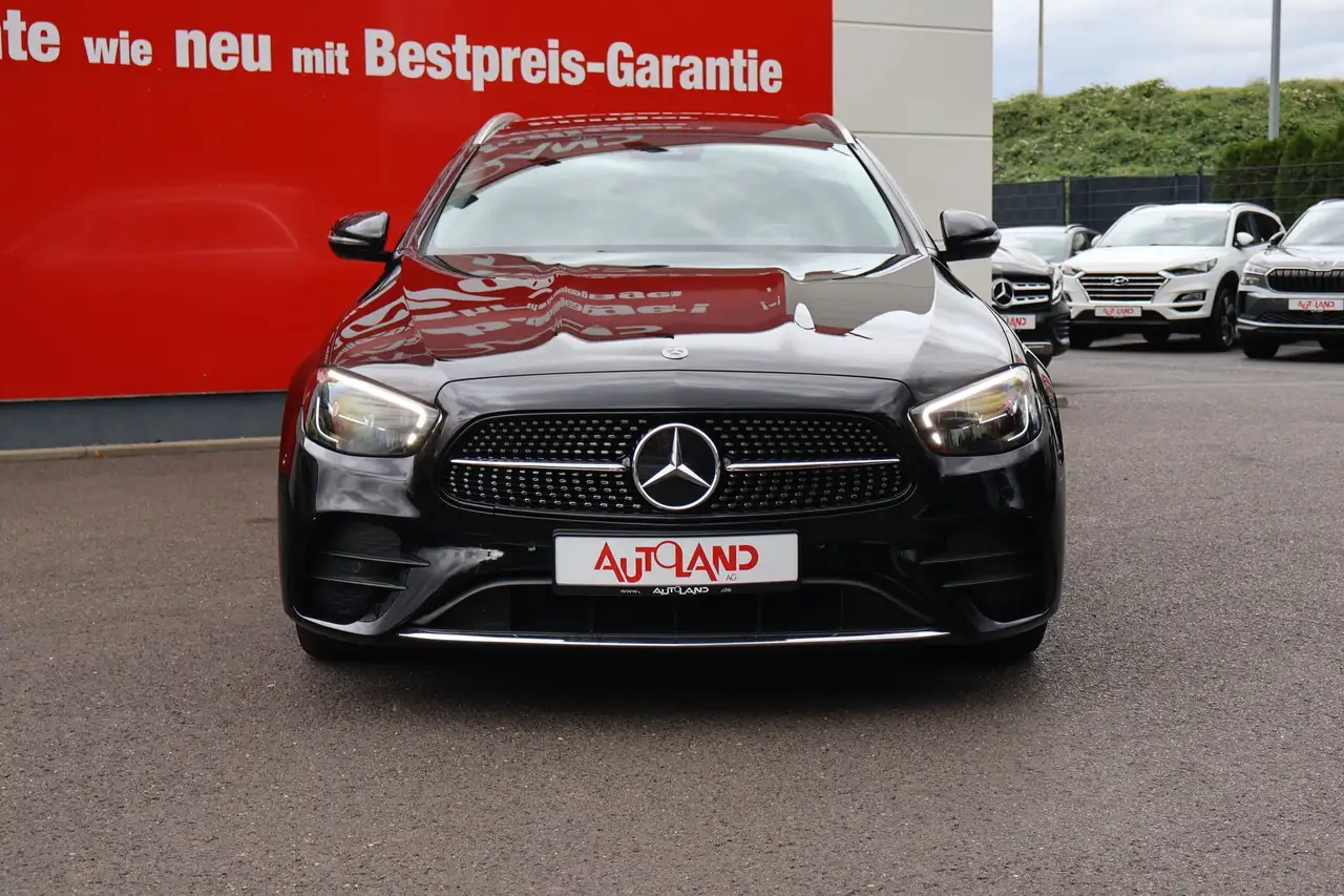 Mercedes-Benz E-Class E300 e T-Modell AMG Line LED Navi Totwinkel AHK, миниатюра 7