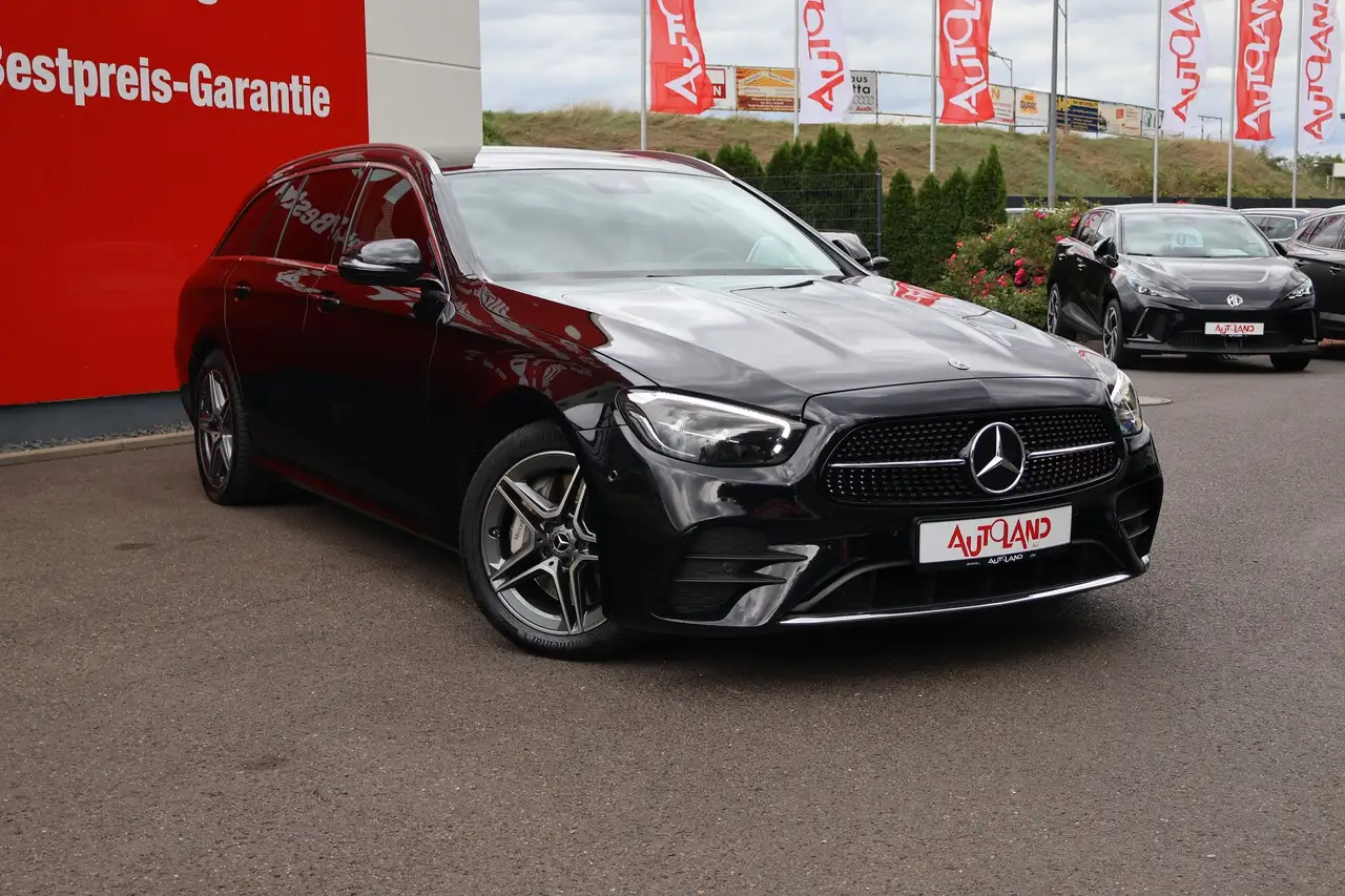 Mercedes-Benz E-Class E300 e T-Modell AMG Line LED Navi Totwinkel AHK, миниатюра 6