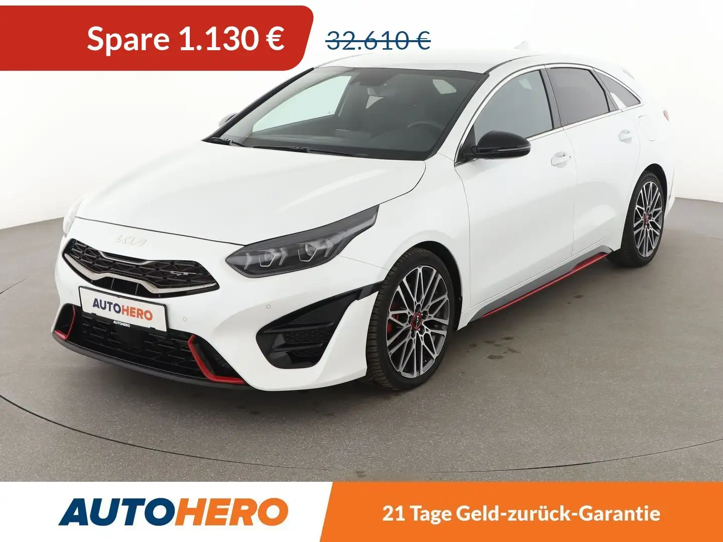 Kia ProCeed / pro_cee'd 1.6 TGDI GT Aut*NAVI*LED*ACC*CAM*PDC*SHZ* Weiß - 1