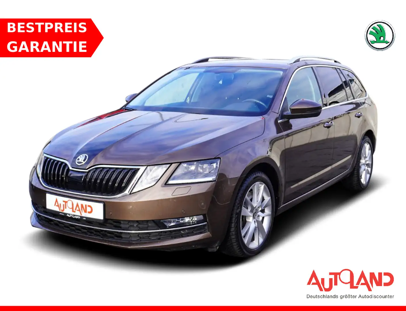Skoda Octavia Combi 2.0 TSI DSG AAC LED Navi AHK SHZ Коричневый - 1
