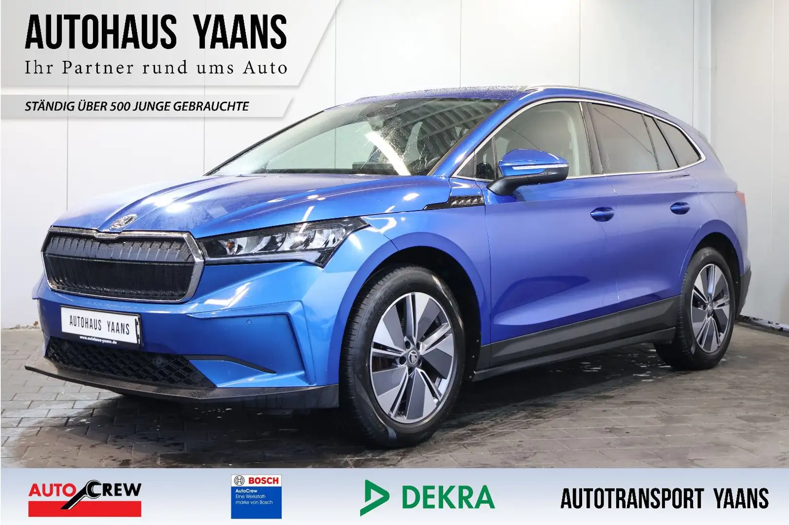 Skoda Enyaq 60 Loft CARPLAY+KEY+LANE+LED+KAM+19" Blau - 1