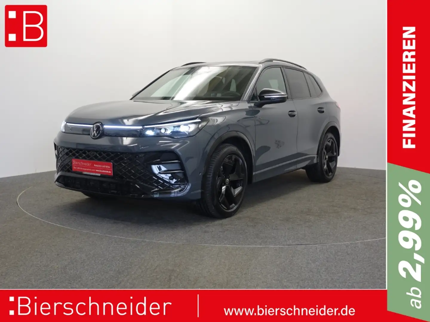 Volkswagen Tiguan 2.0 TDI DSG Neues Modell R-Line IQ-LIGHT COCKPIT P Grau - 1