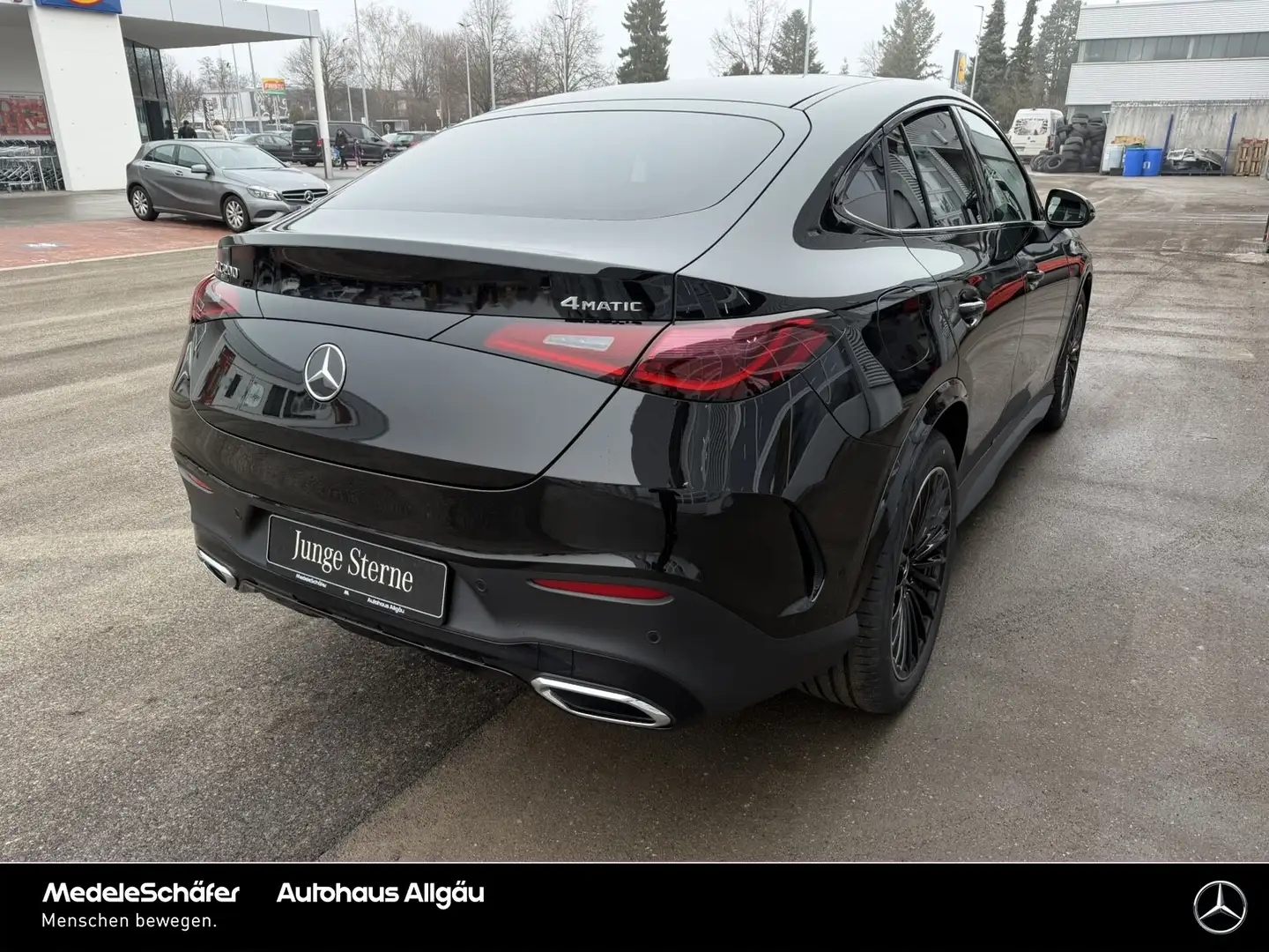 Mercedes-Benz GLC 200 GLC 200 4M Coupé AMG Night 20'' AHK Dist LED Kam Schwarz - 2