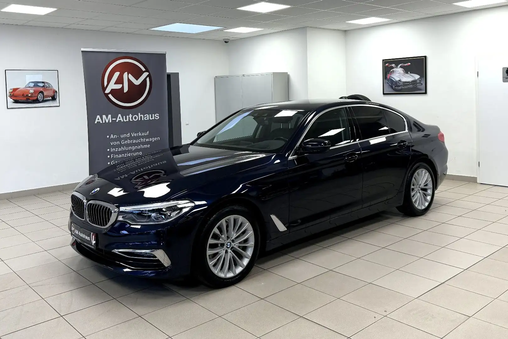 BMW 525 d Limo *Luxury Line*HUD*StdHzg*Memory*Kamera Blau - 2
