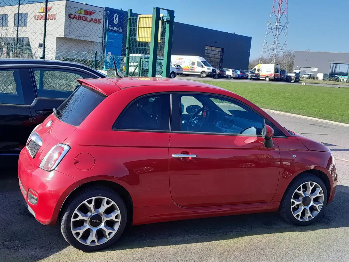 Fiat 500 1.2i Sport CUiR AiRCO J ALU CONNECT 10/14 EURO 6 Rouge - 2