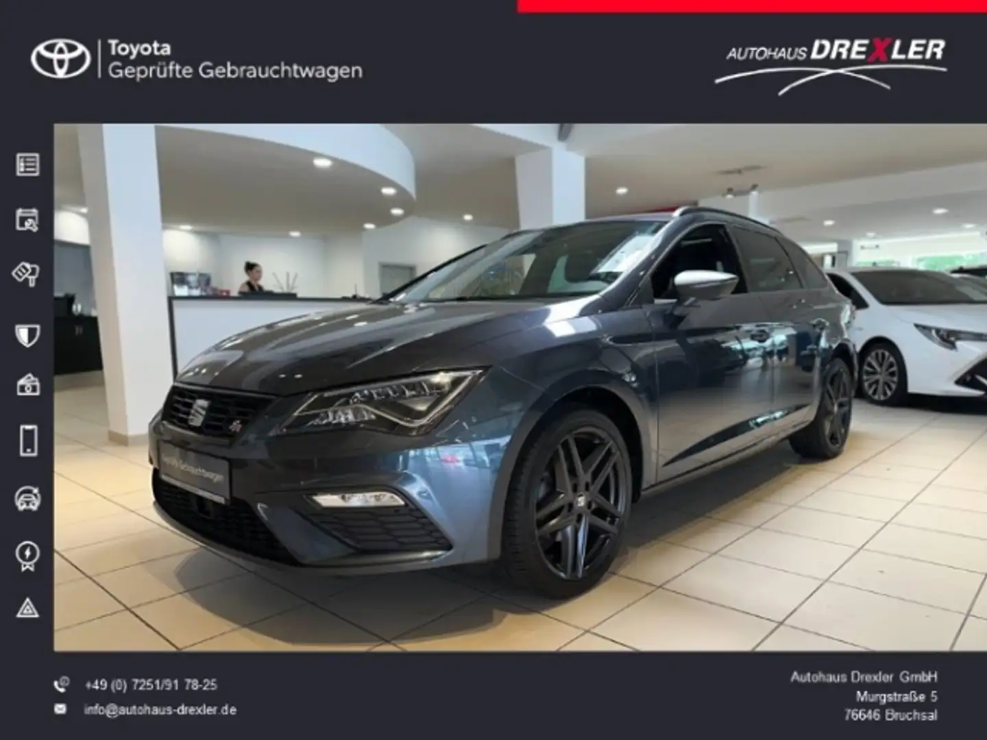 SEAT Leon FR Black (Kamera, Navi, Apple Carplay) Grau - 2