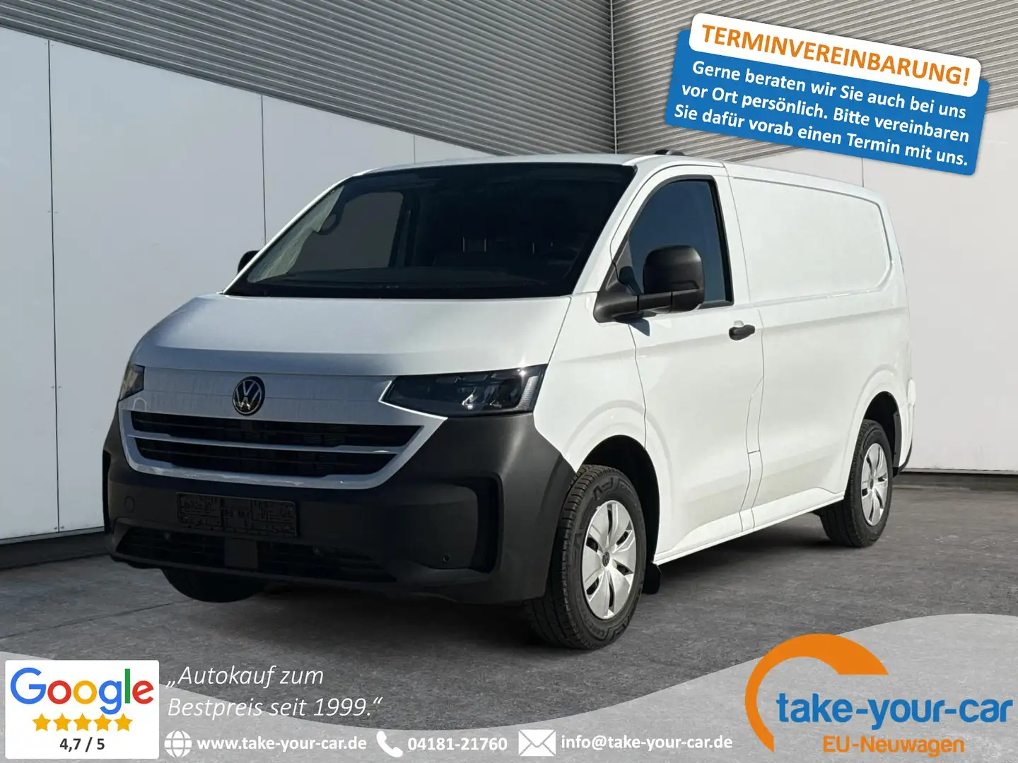 Volkswagen T7 Kastenwagen Kastenwagen KR AHK+KAMERA+SHZ+KLIMA+PDC+LED+FLÜ... bijela - 1