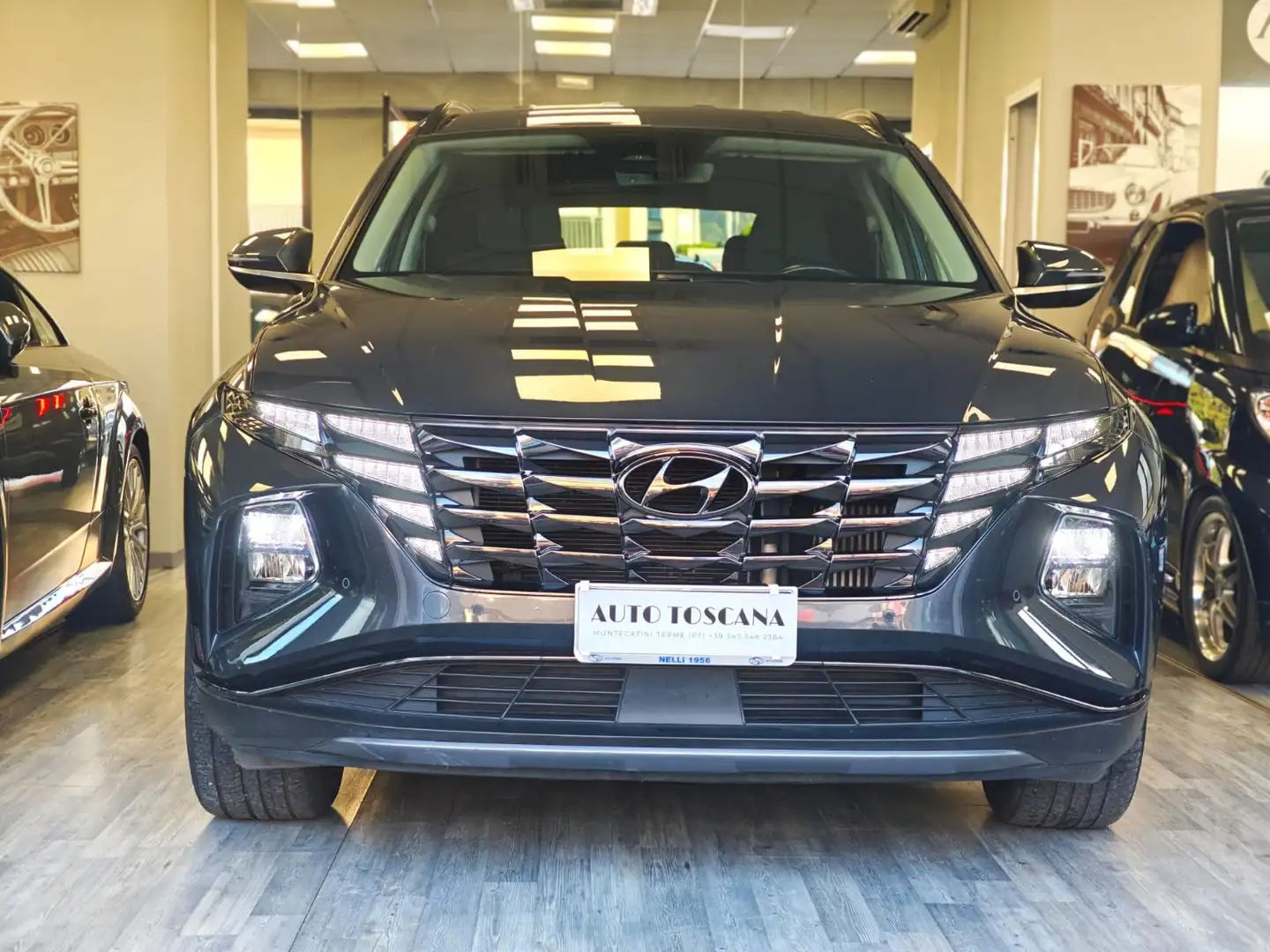 Hyundai TUCSON Tucson III 2021 1.6 crdi 48V Exellence 2wd dct Gris - 2
