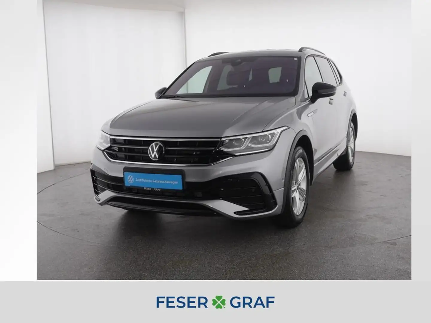 Volkswagen Tiguan Allspace 2.0TDI R-Line 4M(EURO6e) 7-Sitze Silber - 1