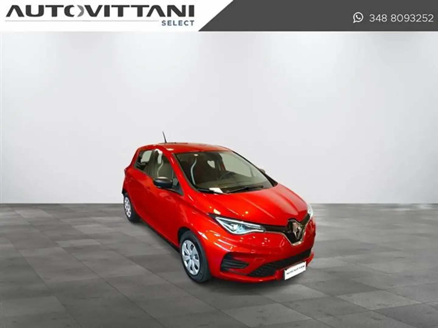 Renault ZOE Life R110  Flex my20  Batt.Noleggio Ricarica rapid Rood - 2