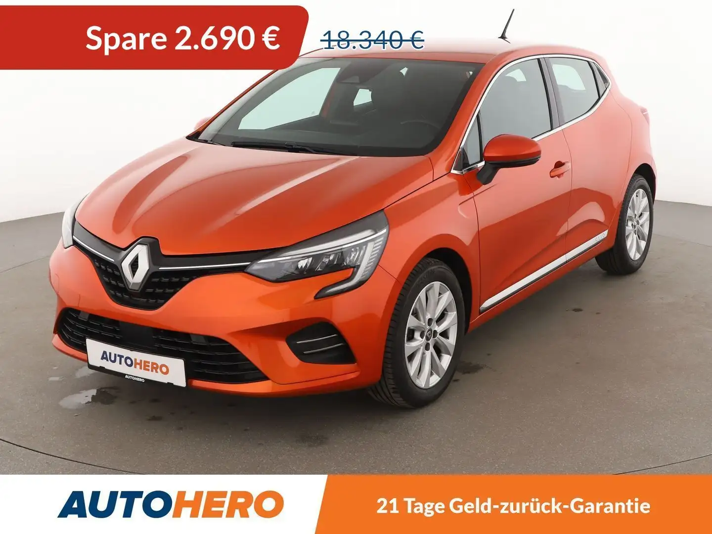 Renault Clio 1.3 TCe Intens Aut.*NAVI*LED*CAM*SHZ*TEMPO*ALU* Orange - 1