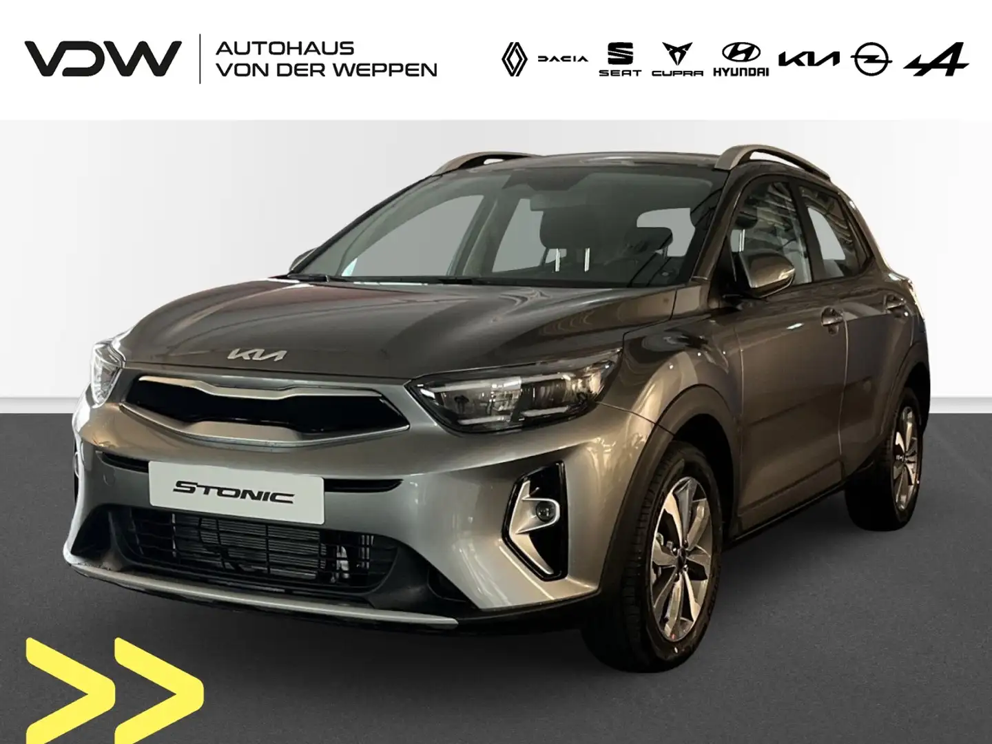 Kia Stonic Vision Klima Navi Rückfahrkamera Sitzheizung Grau - 1