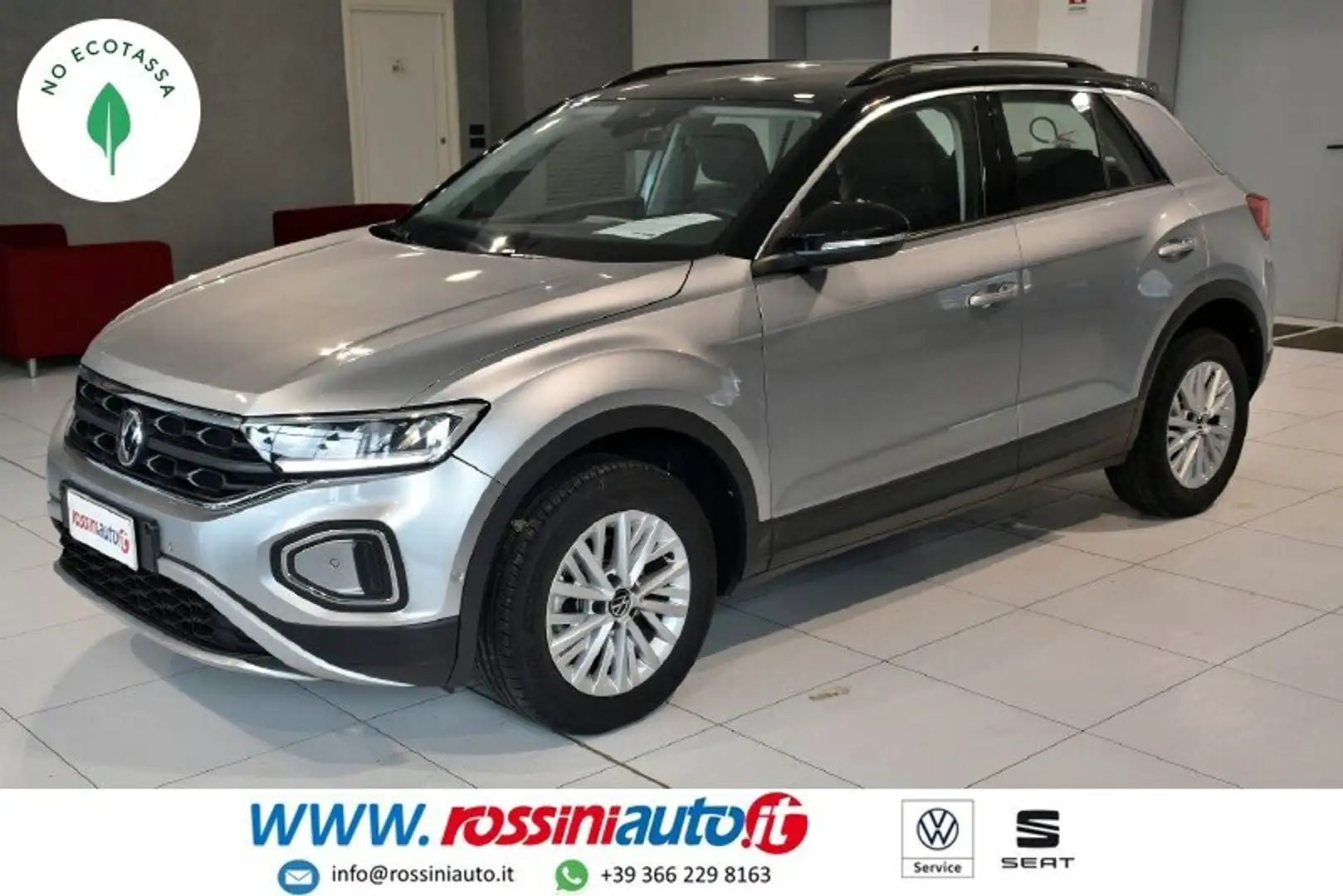 Volkswagen T-Roc 1.5 TSI 150 CV DSG LIFE + TECH PACK 2XCLIMA NAVI Zilver - 1
