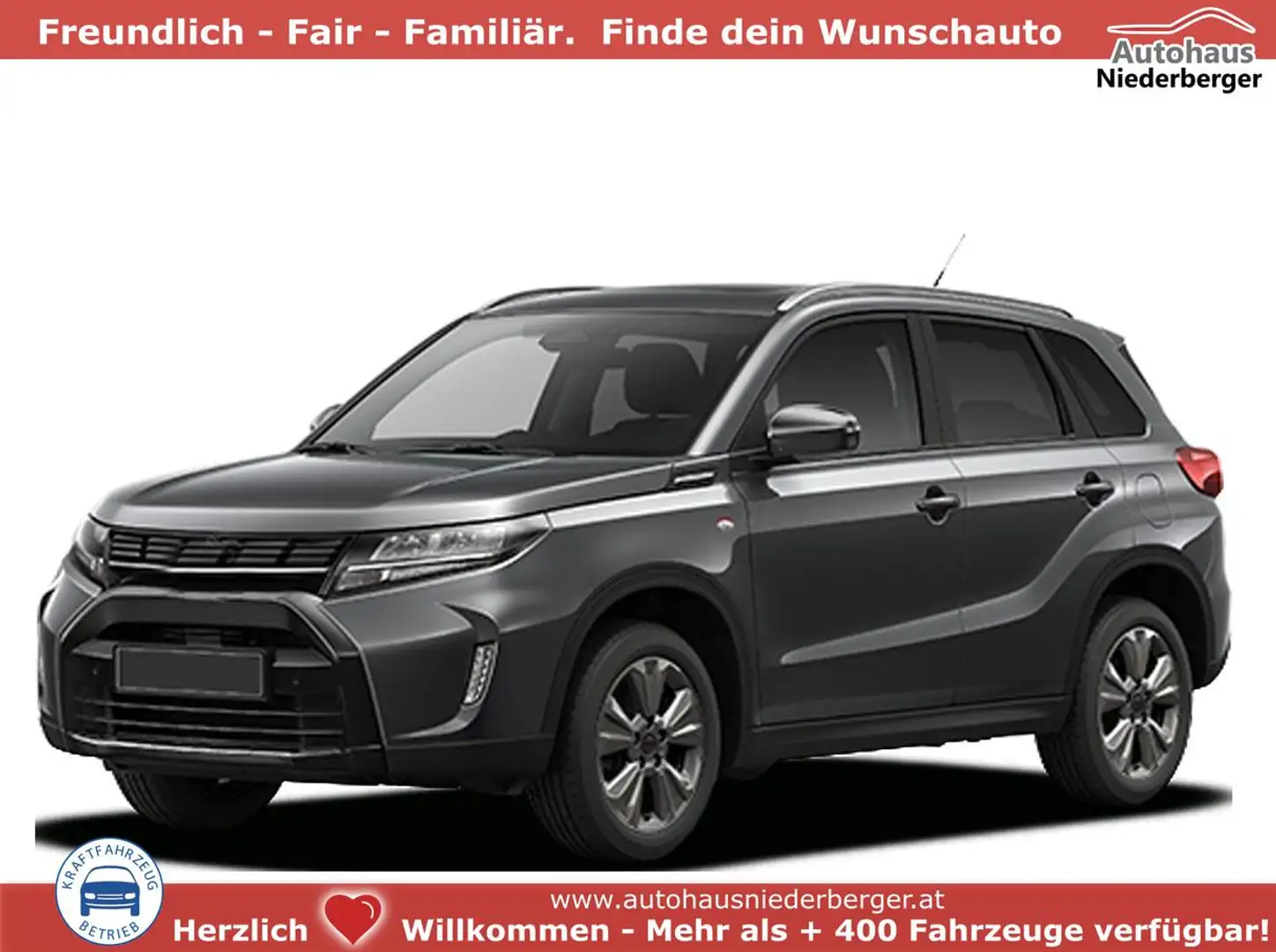 Suzuki Vitara GL+ Comfort 1.4 MHEV AT 4WD Android Auto*Navi*S... Grau - 1