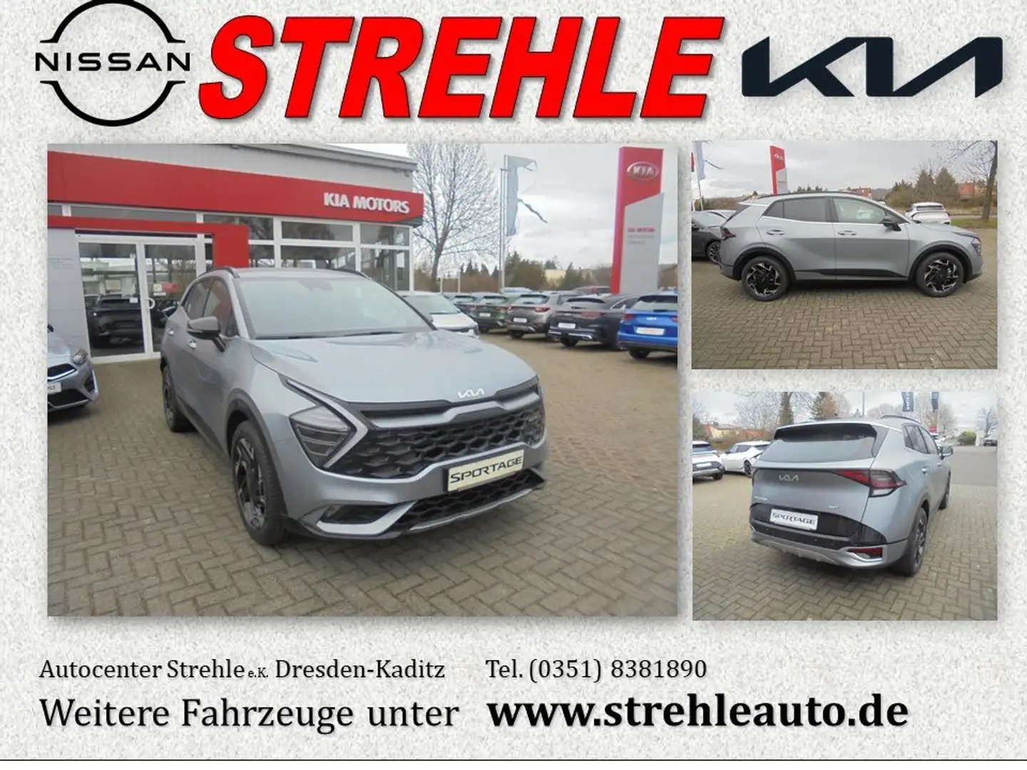Kia Sportage 1.6T-GDI GT-Line 2WD 7DCT 48V Silber - 1