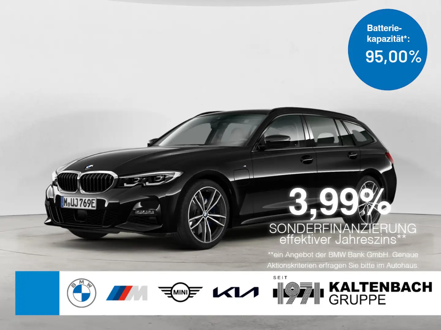 BMW 330 e Touring M-Sport AHK HUD LED ACC NAVI SHZ Schwarz - 1
