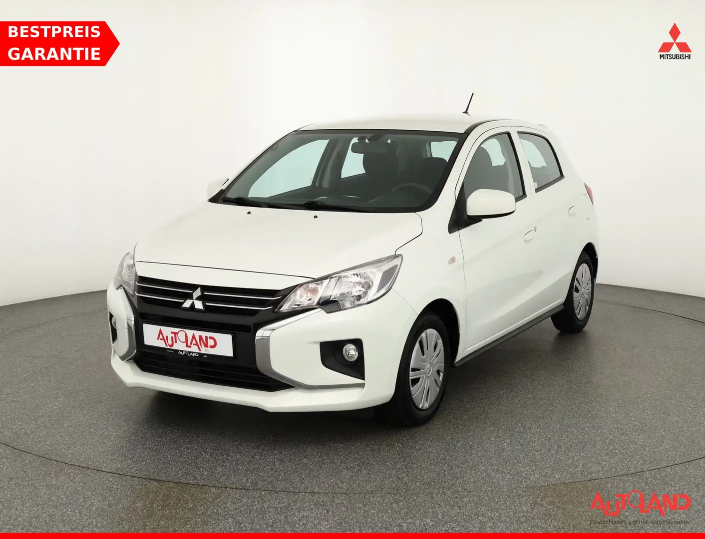 Mitsubishi Space Star 1.2 Klima Bluetooth USB 1.Hand Weiß - 1