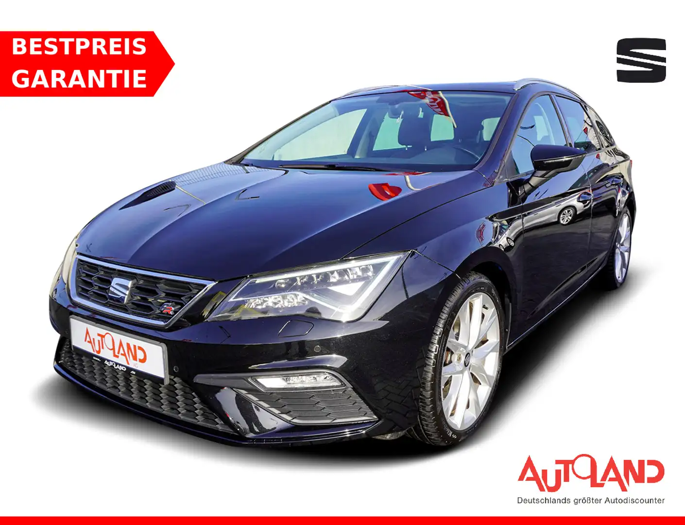 SEAT Leon ST 1.8 TSI FR DSG Facelift Pano Navi LED SHZ Noir - 1