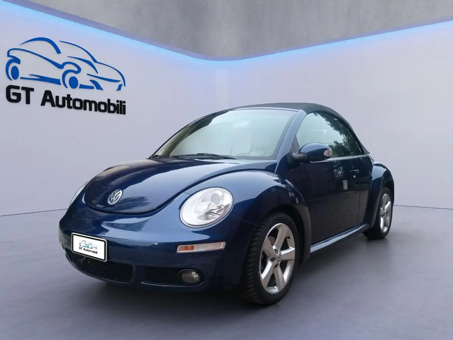 Volkswagen New Beetle 2.0 Cabrio automatico 60.900 km unica! Blauw - 1