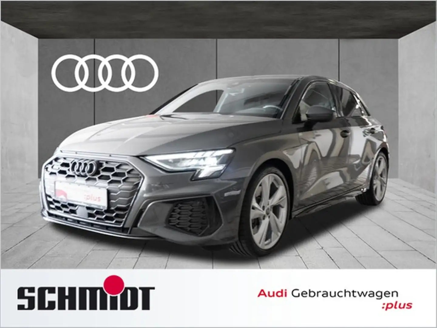 Audi S3 Sportback LM19 B&O Navi+ ACC Kamera Businessp. Grau - 1