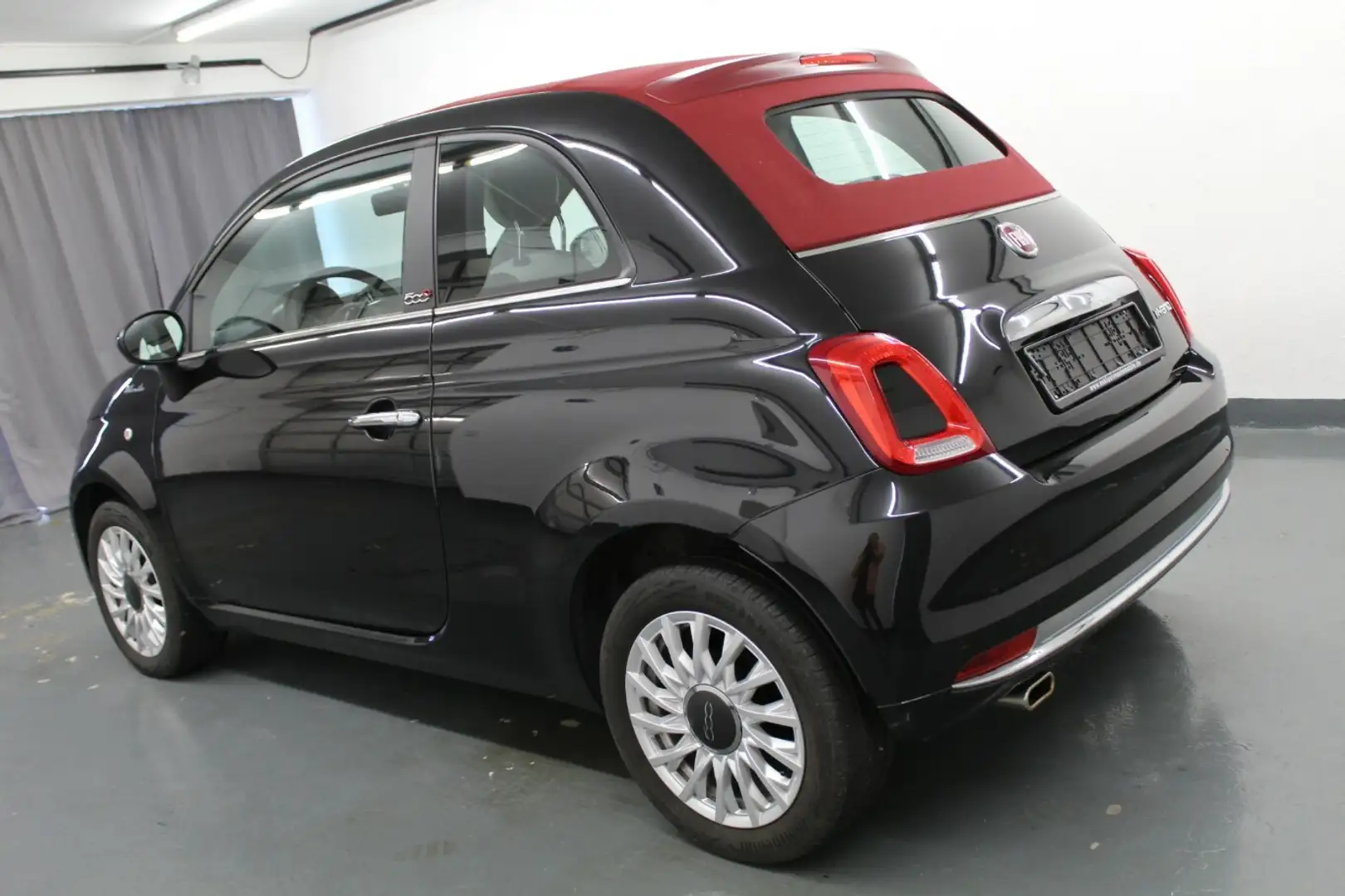 Fiat 500C 1.0 Dolcevita Klima+PDC+15J! Schwarz - 1