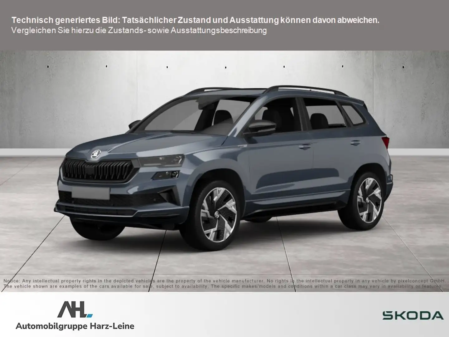 Skoda Karoq Selection 1,5 TSI 110kW Grau - 1