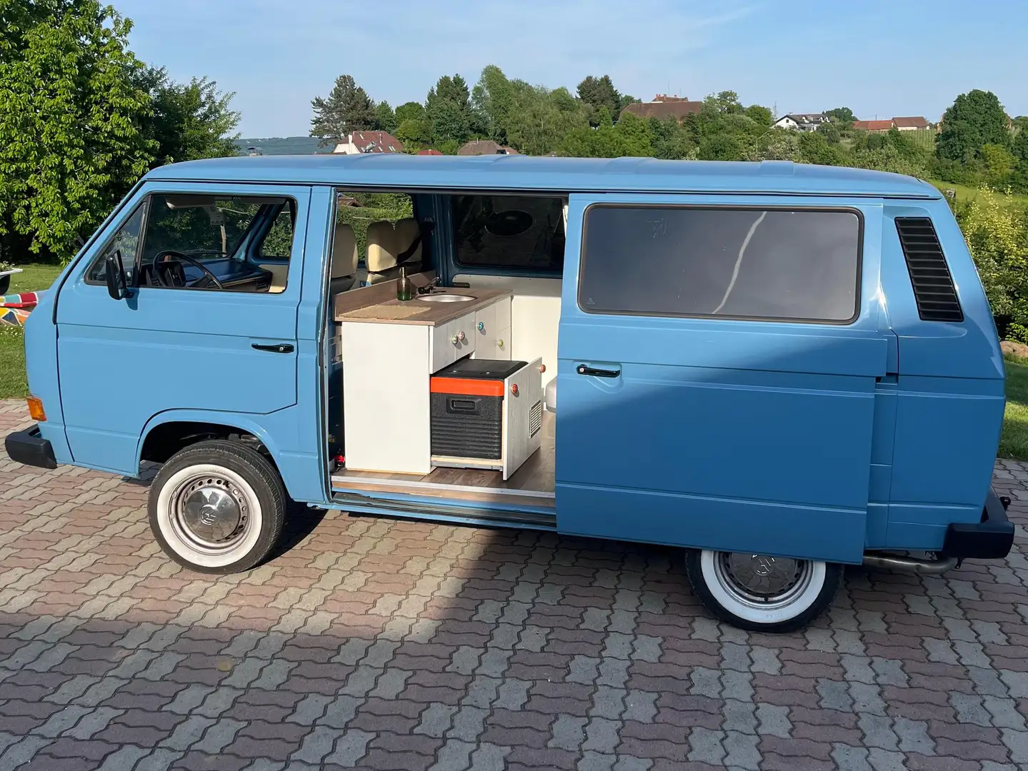 Volkswagen T3 Transporter Blau - 2