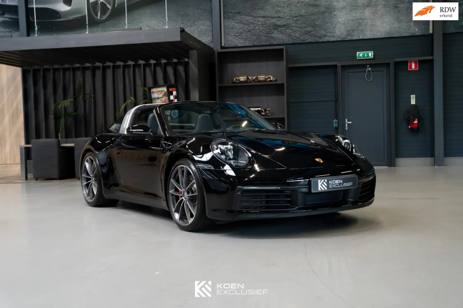 Porsche 992 992 3.0 4 S Targa (2021) Sport Chrono Pakket, Spor Zwart - 1