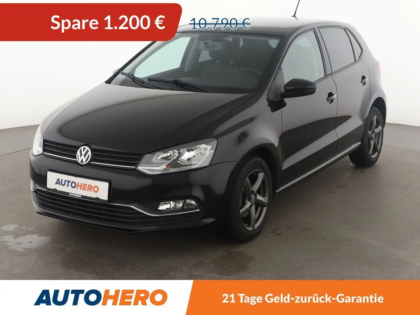 Volkswagen Polo 1.2 TSI Comfortline BlueMotion Tech *TEMPO*PDC*SHZ Schwarz - 1