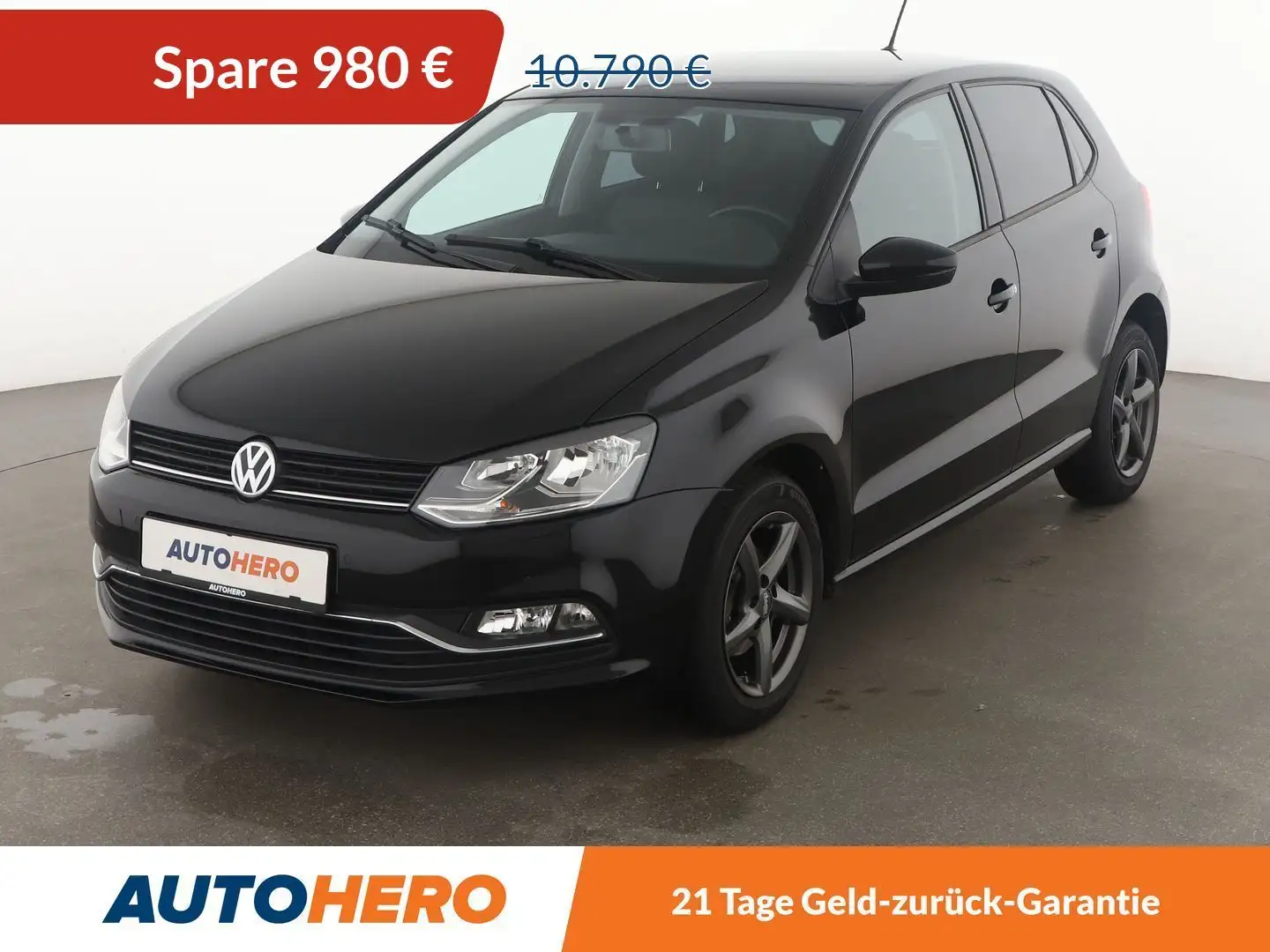 Volkswagen Polo 1.2 TSI Comfortline BlueMotion Tech *TEMPO*PDC*SHZ Noir - 1