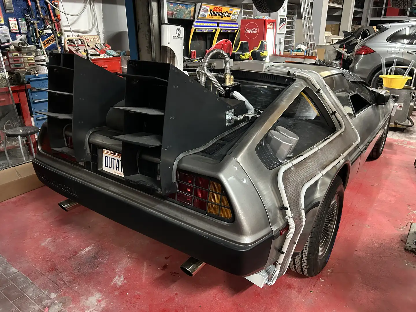 Delorean DMC-12 bttf replica tutto nuovo ritorno al futuro manuale Silber - 1