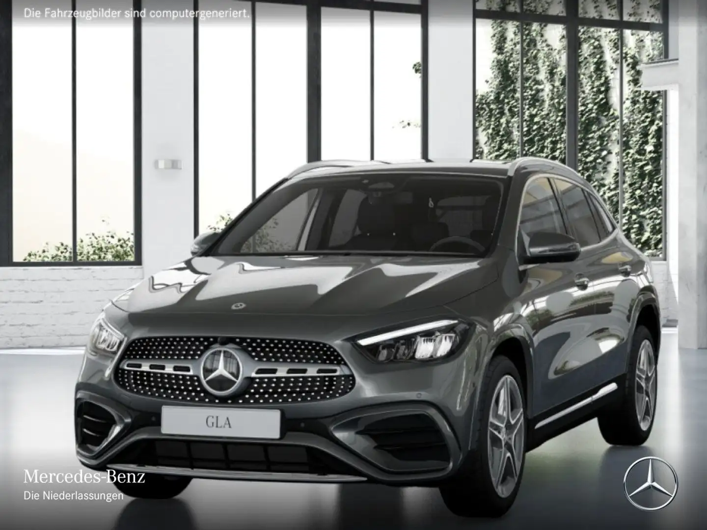 Mercedes-Benz GLA 200 d AMG+360°+LED+TOTW+KEYLESS+8G Grijs - 2
