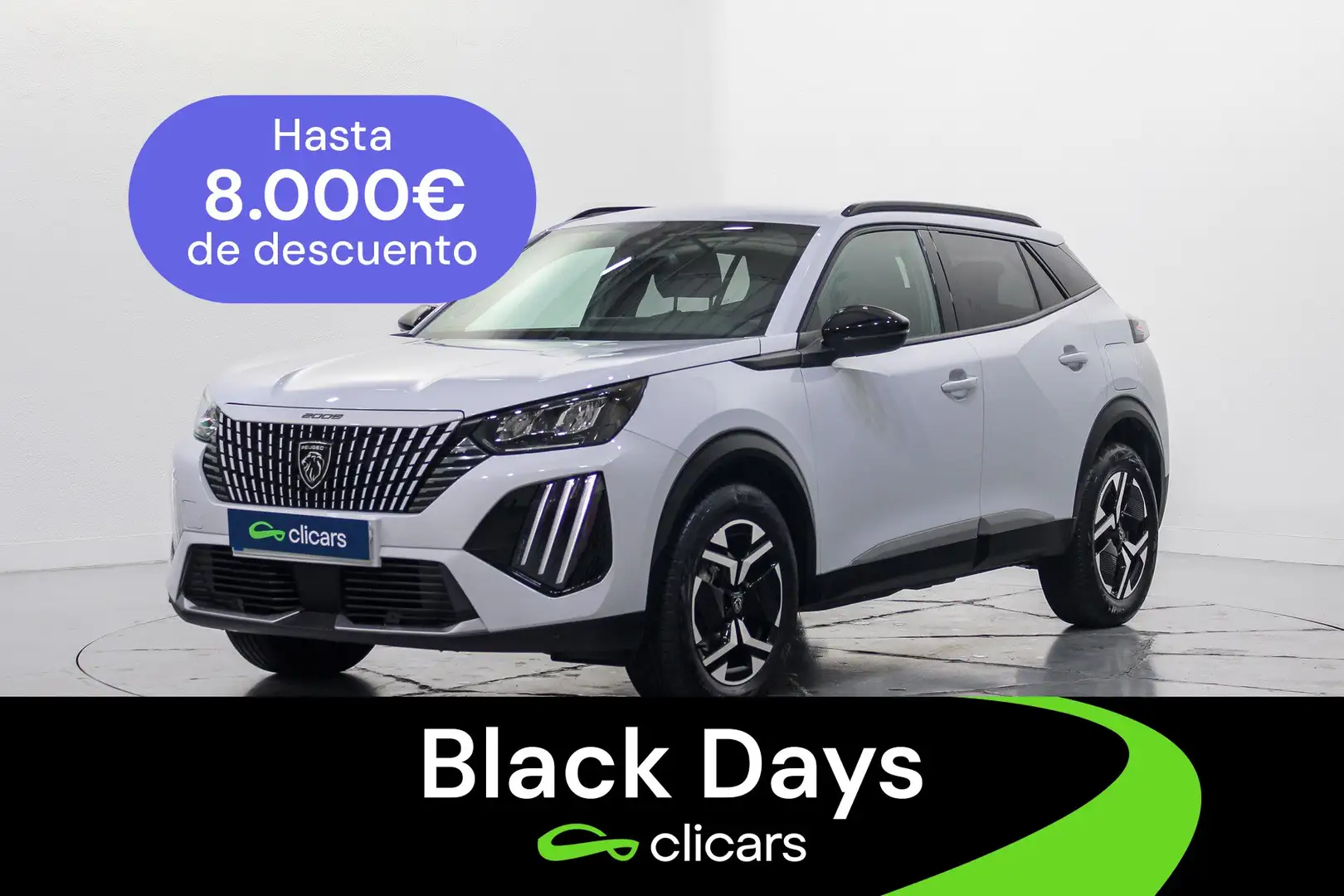 Peugeot 2008 Hybrid 136 Style eDCS6 Blanc - 1