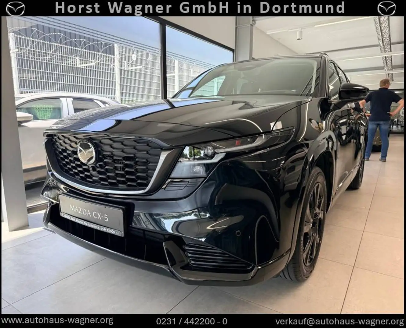 Mazda CX-5 Homura 141 PS *Pano*Leder*360*NEU* Schwarz - 1