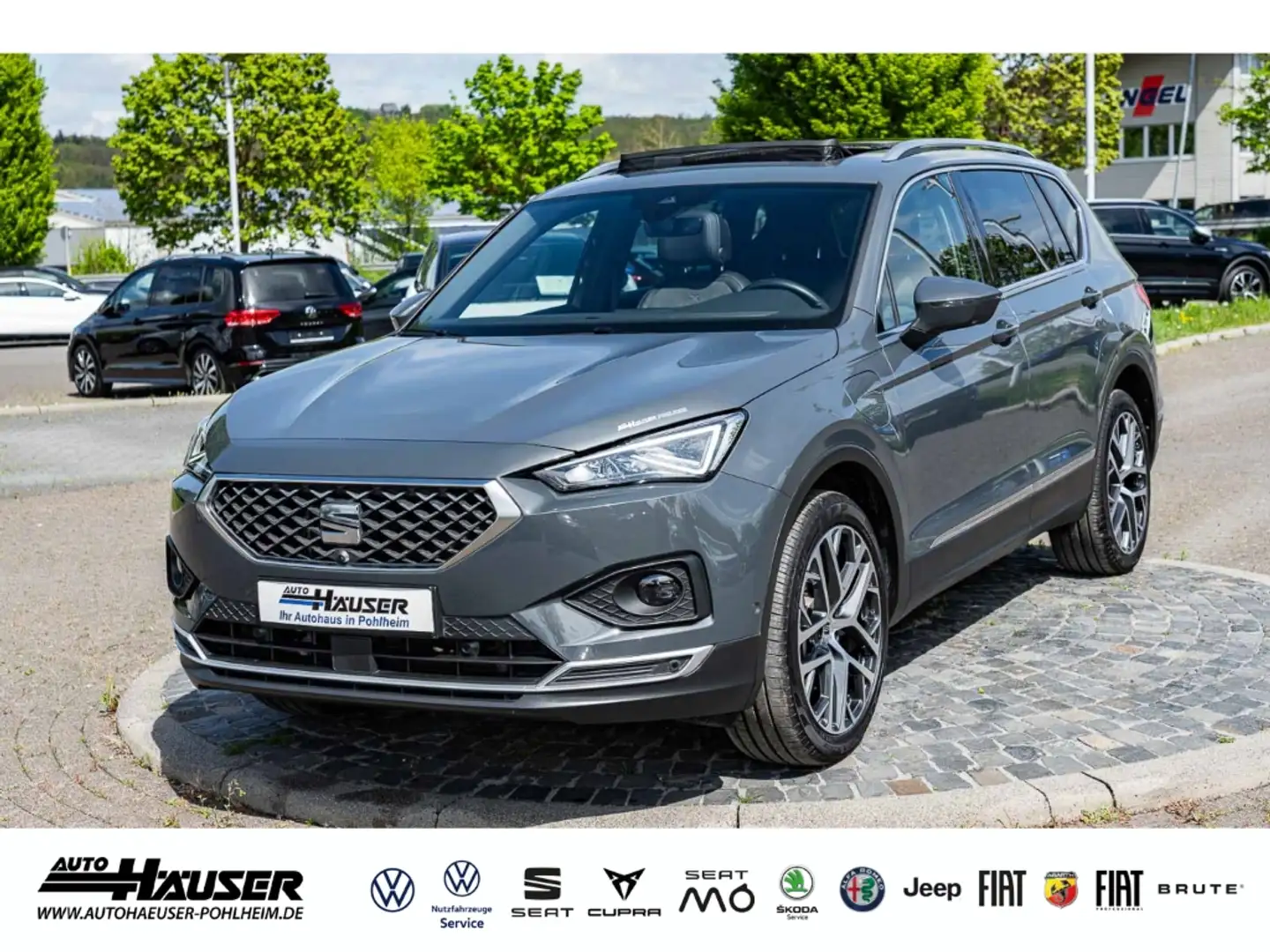 SEAT Tarraco Xperience 1.4 e-Hybrid DSG PANO TOP-VIEW DCC AHK V Gris - 1