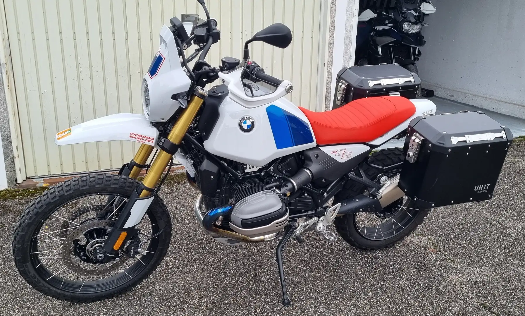BMW R 12 G/S Enduropaket Soziuspaket mit Alukoffer uvm. Blanco - 1