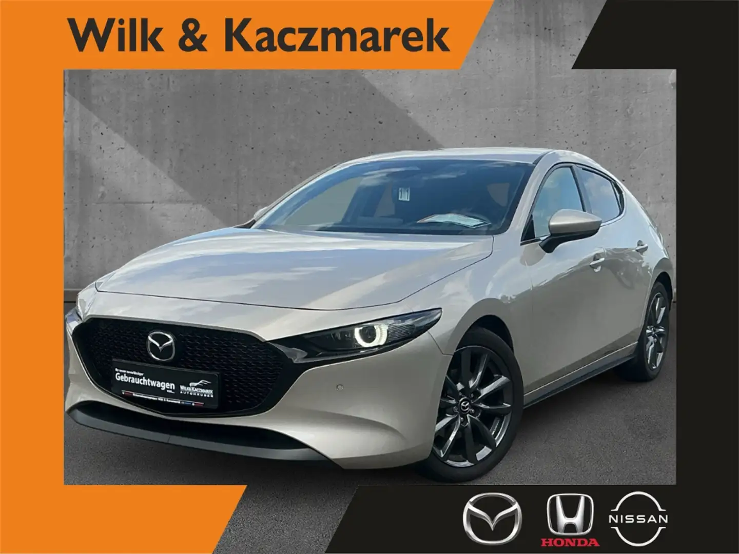 Mazda 3 2.0 AT Exclusive Matrix Bose 360 HUD Navi Beige - 1