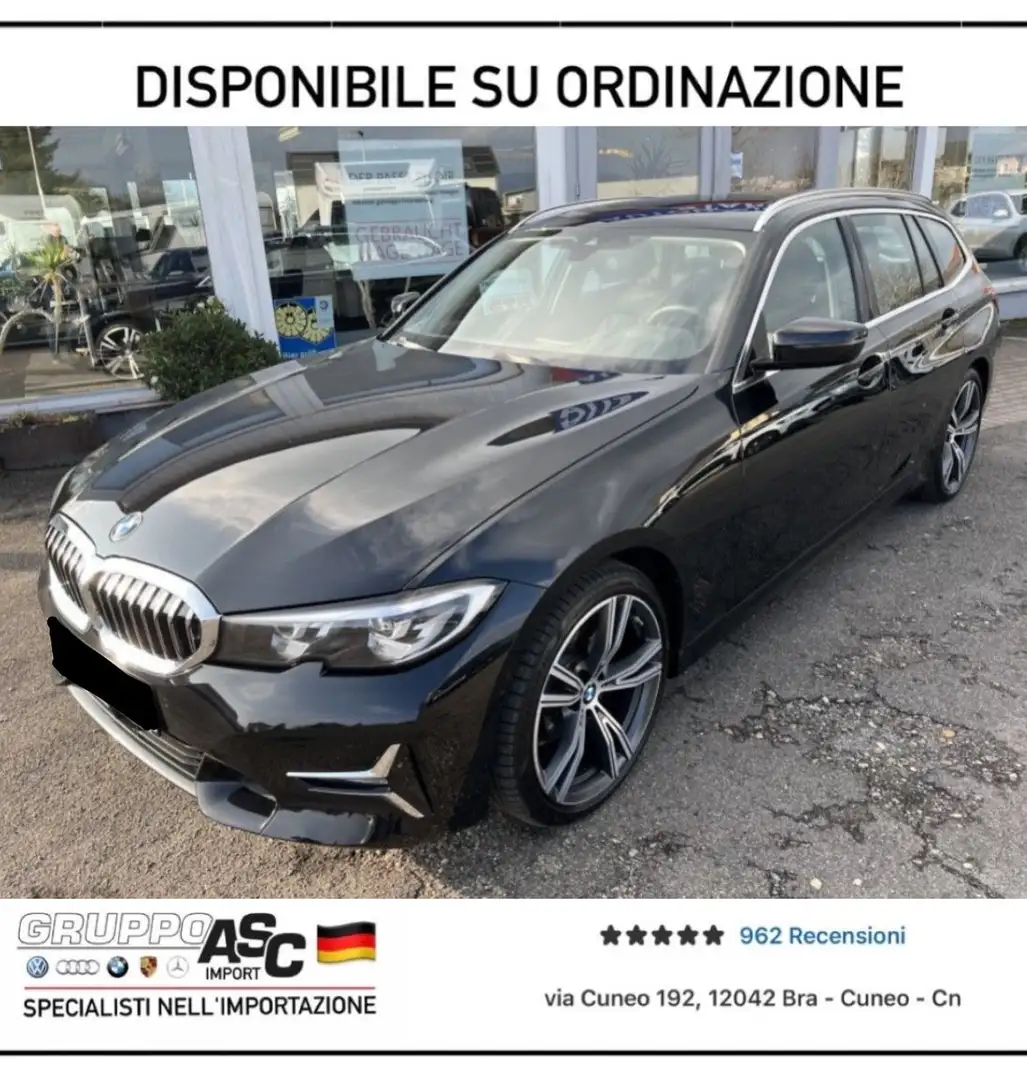 BMW 320 320d xDrive - Touring Luxury Automatico Nero - 1