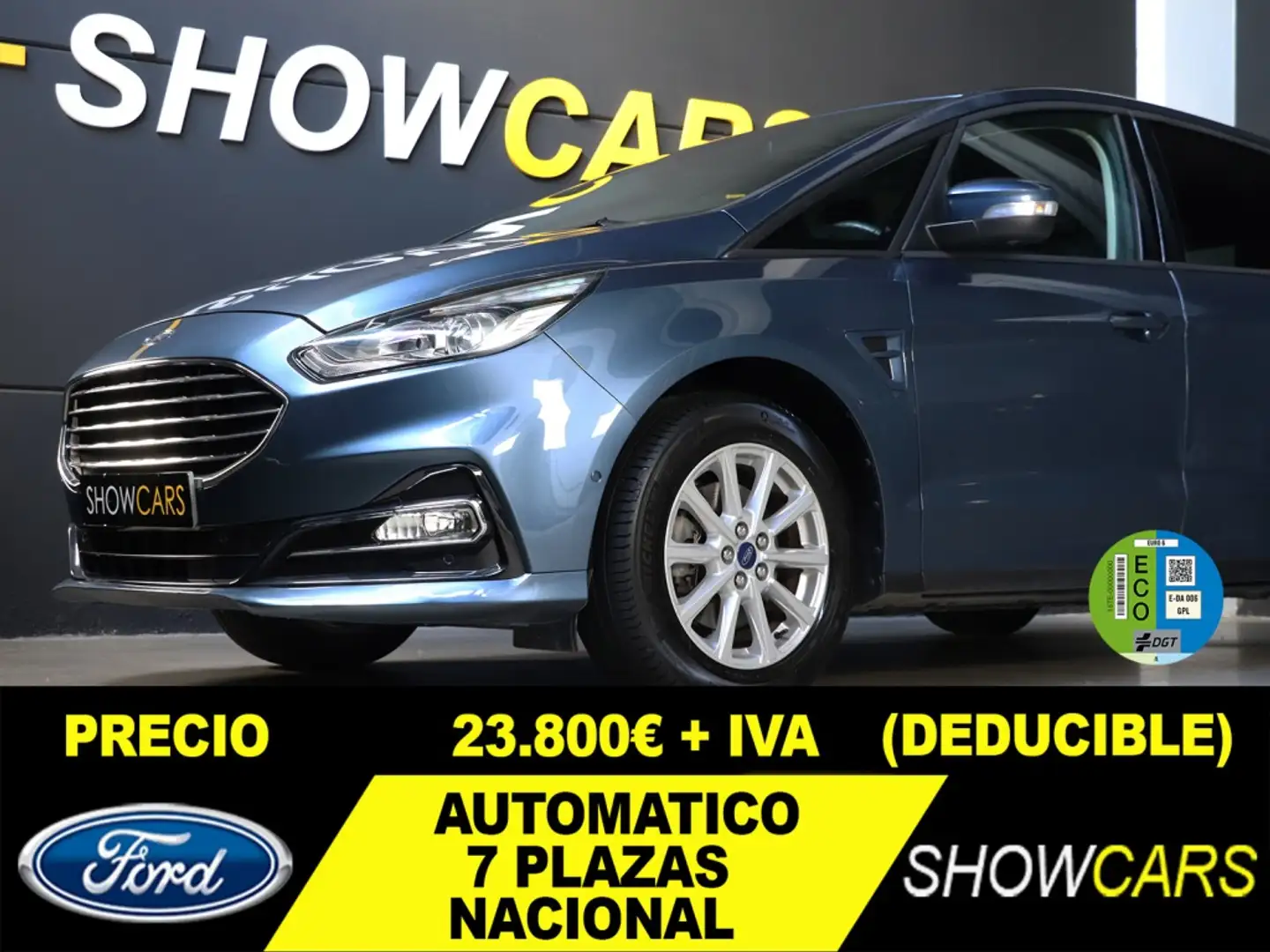 Ford S-Max 2.5 Duratec FHEV Trend Aut. 190 Azul - 1