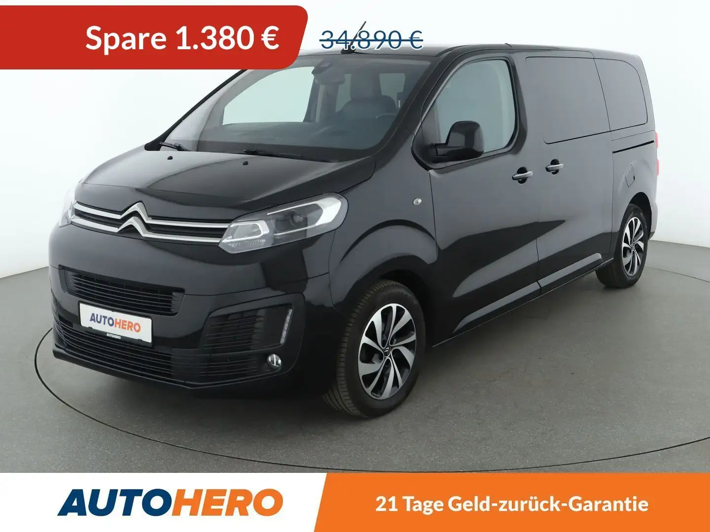 Citroen Jumpy 2.0 Blue-HDi Shine M Aut.*NAVI*HEAD-UP*XENON*ACC* Schwarz - 1