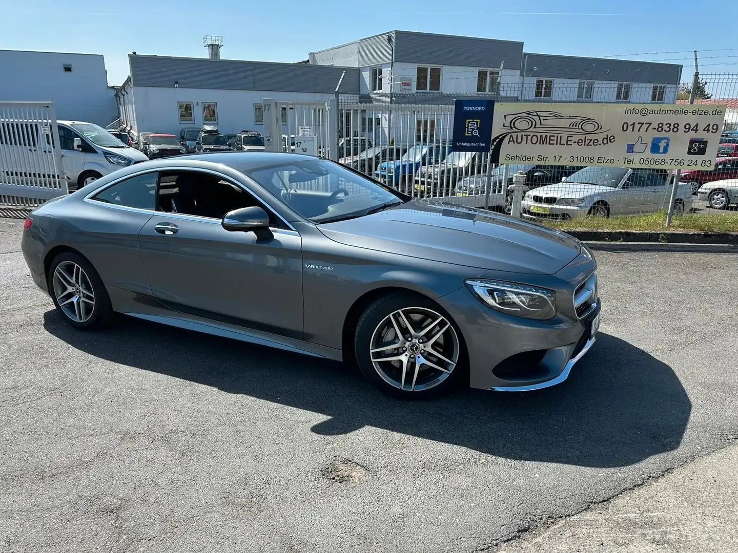 Mercedes-Benz S 500 S500 AMG Coupe 4Matic 360° Burm. HeadUp Pano LED Gri - 2