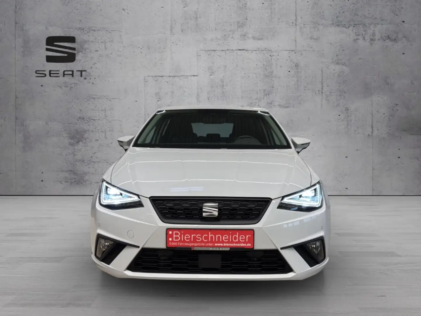 SEAT Ibiza 1.0 TSI Style ab 155,-EUR LED NAVI ACC PDC SHZ KEY Weiß - 2