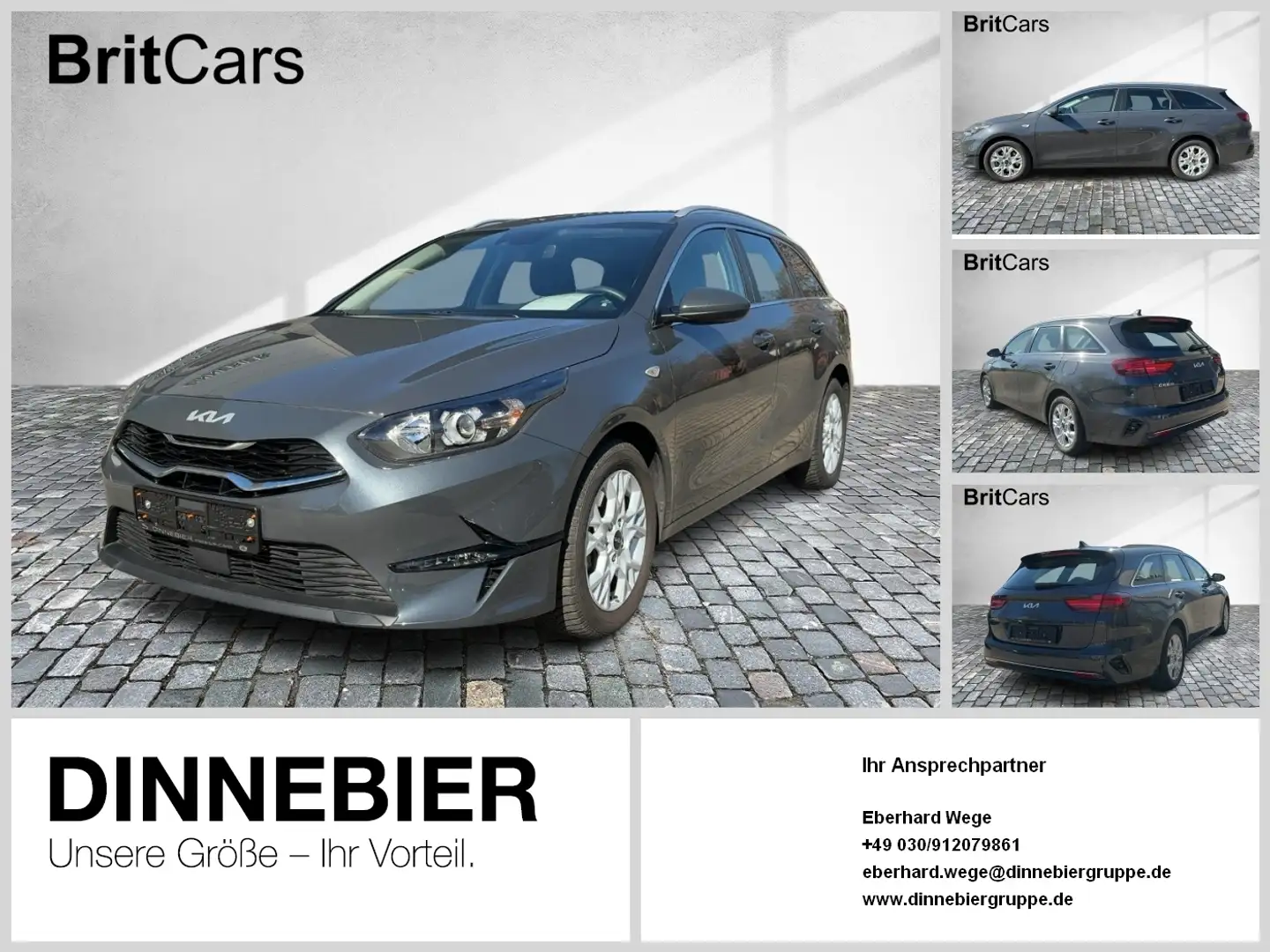 Kia Ceed SW / cee'd SW CEED Sportswagon 1.5T Vision Kamera+Navi+SHZ Gris - 1
