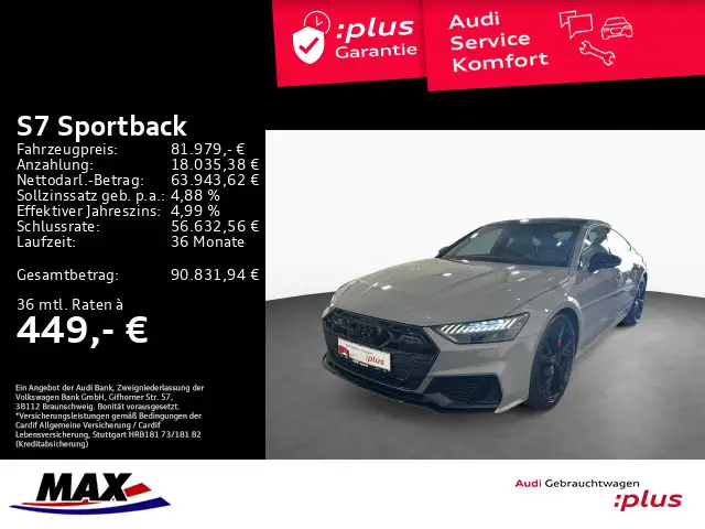 Audi S7 55 TDI HD-MATRIX+PANO+RAUTE+AHK+VC